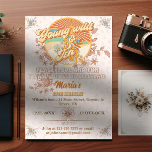 Invitation Rythme rétro le 10ème anniversaire super ultime