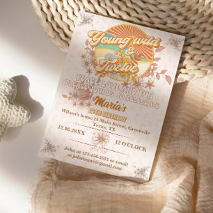 Invitation Rythme rétro le 12ème anniversaire super ultime