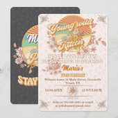 Invitation Rythme rétro le 15ème anniversaire super ultime (Devant / Derrière)