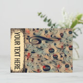 Invitation rythme vintage (Debout devant)