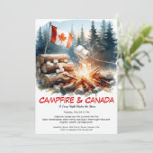 Invitation S’mores, Histoires & Étoiles | Fête du Canada Feu (Debout devant)