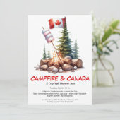 Invitation S’mores, Histoires & Étoiles | Fête du Canada Feu (Debout devant)