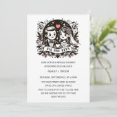 Invitation Sa et ses couples Mariage Fête des mariées (Debout devant)