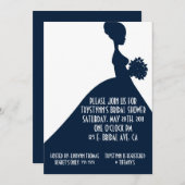 Invitation SA Invitation-MARINE (Devant / Derrière)