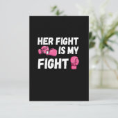 Invitation Sa Lutte Est Ma Lutte Gants De Boxe De Combat Canc (Debout devant)