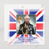 Invitation Sa Majesté le Roi Charles III (Devant / Derrière)