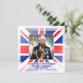 Invitation Sa Majesté le Roi Charles III (Debout devant)