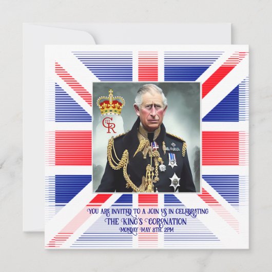 Invitation Sa Majesté le Roi Charles III (Devant)