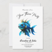 Invitation Sa Majesté Poissonnière (Devant)