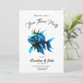 Invitation Sa Majesté Poissonnière (Debout devant)
