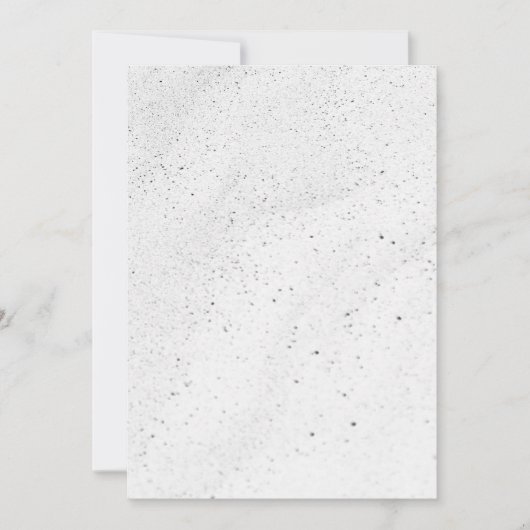 Invitation Sable blanc éclatant (Devant)