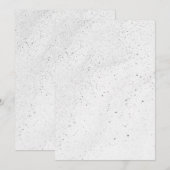 Invitation Sable blanc éclatant (Devant / Derrière)