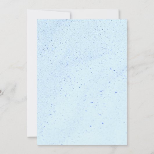Invitation Sable bleu clair (Devant)