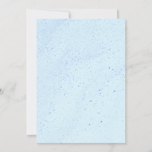 Invitation Sable bleu clair (Dos)