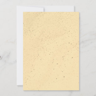 Invitation Sable de bananier jaune