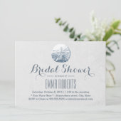 Invitation Sable de plage simple Dollar Fête des mariées en a (Debout devant)