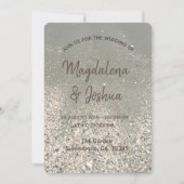 Invitation Sable de rivage de plage personnaliser (Devant)