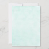 Invitation Sable Dollar et Starfish Seaglass Floral Beach (Dos)