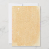 Invitation Sable et coquillages de mer / Plage Mariage Invita (Dos)