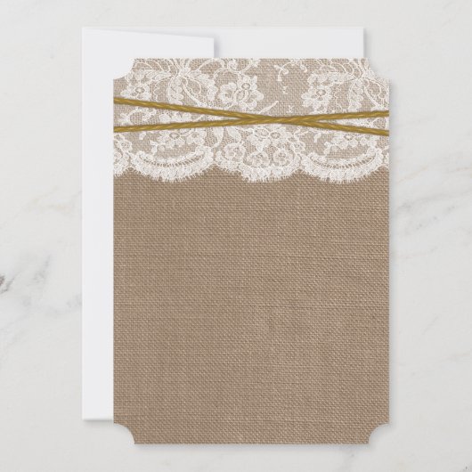 Invitation Sable rustique Dollar Plage Mariage Douche (Dos)