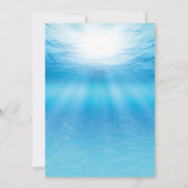 Invitation Sable sous l'eau Jortes salé Baisers répétition (Dos)