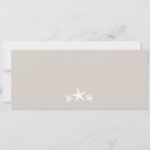 Invitation Sable Starfish Buttercream Palm Tree Boarder Pass (Dos)