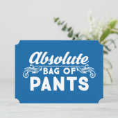 Invitation Sac Absolu De Pantalon (Debout devant)