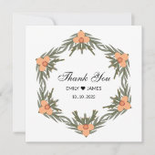 Invitation Sac de soutien de mariage - Nom et date personnali (Devant)