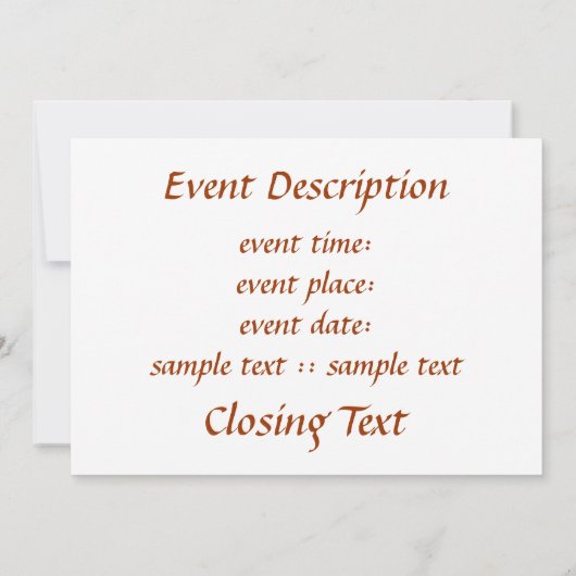 Invitation Sac en bois sculpté Sameach (Dos)