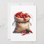 Invitation Sack Of Crawfish Graduation Party (Dos)