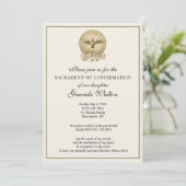 Invitation Sacrement de confirmation du Saint-Esprit catholiq (Debout devant)