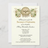 Invitation Sacrement de confirmation Religion Catholique (Devant)