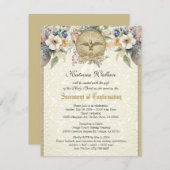 Invitation Sacrement de confirmation Religion Catholique (Devant / Derrière)