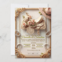 Saddle & Sparkle - Rustique Mariage occidental Inv