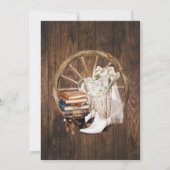 Invitation Saddle Up Put Your Boots & Books Bridal Shower (Dos)