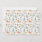 Invitation Saddup Cowboy Boy Photo de fête d'anniversaire (Dos)