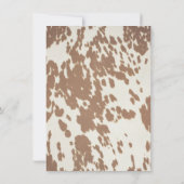 Invitation Saddup First Rodeo Cowboy fête d'anniversaire (Dos)