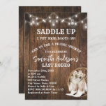 Invitation Saddup Mettre Vos Bottes Fête des mariées Cowgirl<br><div class="desc">Western Saddle Out Posez Vos Bottes Sur Dernier Invitation Fête des mariées Rodéo. Modifier le libellé de la conception. Pour des modifications supplémentaires (couleur de police, style de police, couleur arrière - plan), cliquez sur personnaliser, faites défiler vers le bas et cliquez sur le lien "Modifier à l'aide de l'outil...</div>