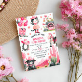 Invitation Saddup Premier Rodéo Western Cowgirl Anniversaire