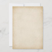 Invitation Saddup Western 1er anniversaire fête (Dos)