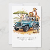 Invitation Safari Adventure Boy Baby shower (Dos)