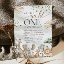 Safari Animals Gender Neutral Baby Shower