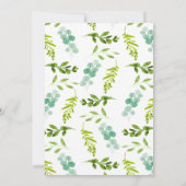 Invitation Safari Animaux appelant Animaux de fête 1er annive (Dos)