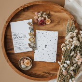 Invitation Safari Animaux Baby shower moderne