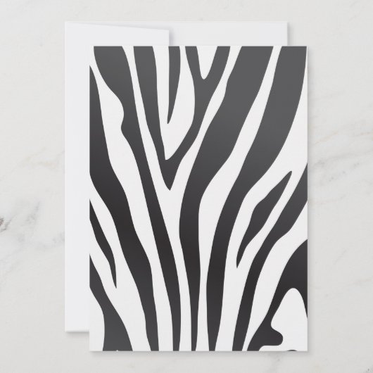 Invitation Safari Animaux de fête sauvage Anniversaire (Dos)