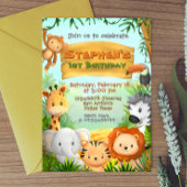 Invitation Safari Anniversaire