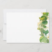 Invitation Safari aventure commence Baby shower (Dos)