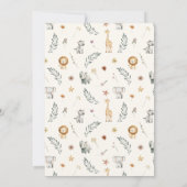 Invitation Safari Baby shower Wives for Baby Game Card (Dos)