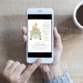 Invitation Safari Couples Baby Boy Douche