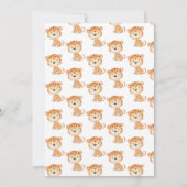 Invitation Safari de garçon avec la jeep dans l'anniversaire (Dos)